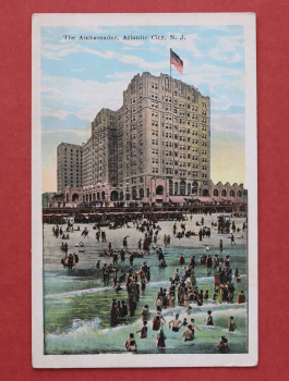 Postcard PC Atlantic City NJ New Jersey 1920-1940 The Ambassador Hotel USA US United States